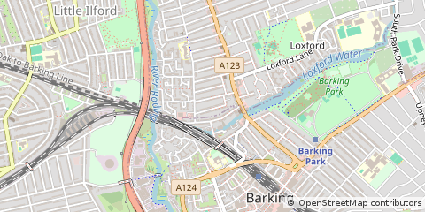Map of Ilford, London
