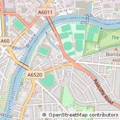 Map of Nottingham, Nottinghamshire