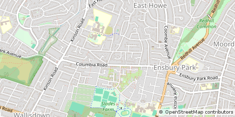 Map of Bournemouth, Dorset