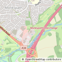 Map of Solihull, West Midlands