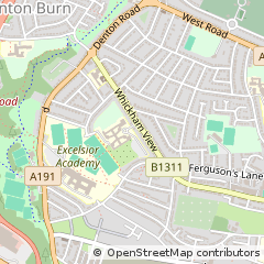 Map of Newcastle Upon Tyne