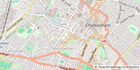 Map of Cheltenham