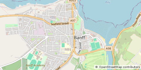 Map of Banff