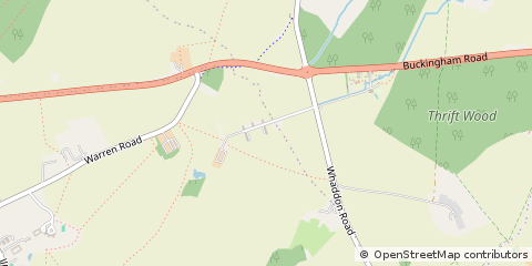 Map of NR Mursley, Buckinghamshire