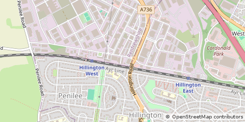 Map of Hillington