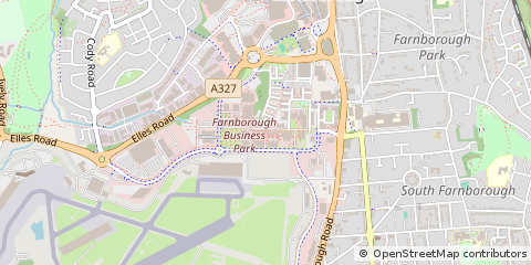 Map of Farnborough, Hampshire