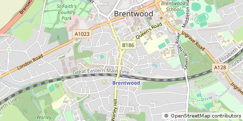 Map of Brentwood