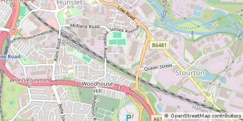 Map of West Yorkshire