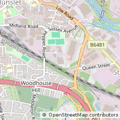 Map of West Yorkshire