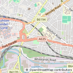 Map of Ashton-Under-Lyne