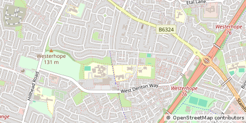 Map of Newcastle Upon Tyne
