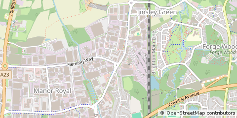 Map of Gatwick