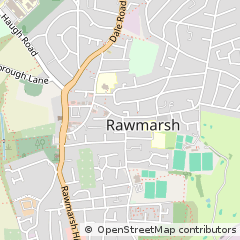 Map of Rotherham, South Yorkshire