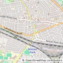 Map of Cardiff