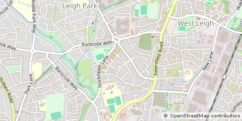 Map of Havant, Hampshire