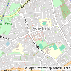 Map of Hemel Hempstead, Hertfordshire