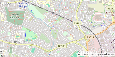Map of Exeter