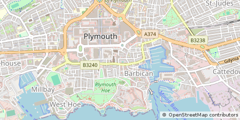 Map of Plymouth