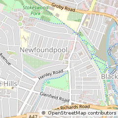 Map of Leicester