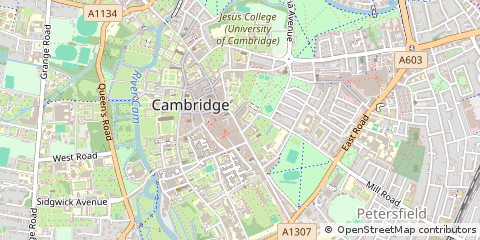 Map of Cambridge