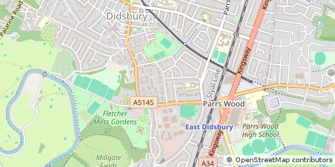 Map of Manchester