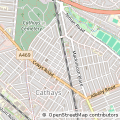 Map of Cardiff