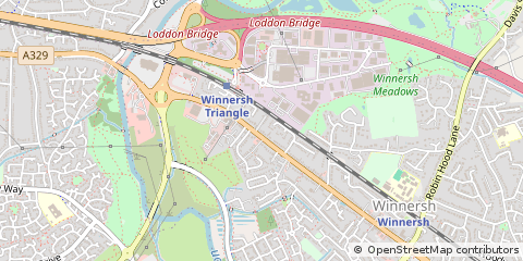 Map of Wokingham