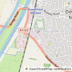 Map of Downham Market, Norfolk