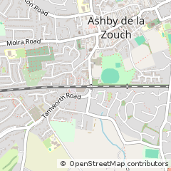 Map of Ashby-DE-LA-Zouch