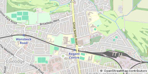 Map of Newcastle Upon Tyne
