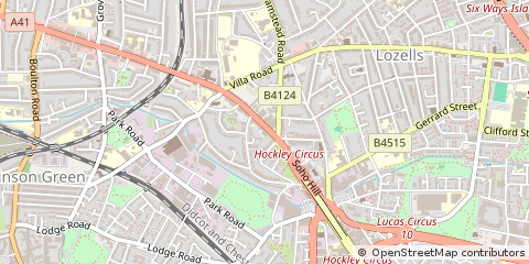 Map of Birmingham