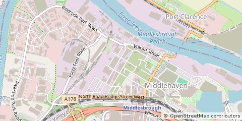 Map of Middlesbrough