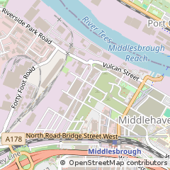 Map of Middlesbrough