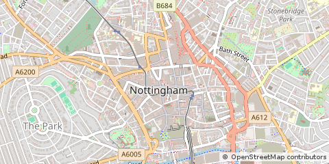 Map of Nottingham