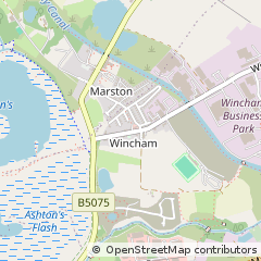 Map of Wincham, Northwich Cheshire
