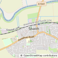 Map of Goole, East Yorkshire