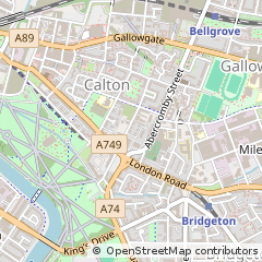 Map of Glasgow