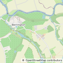 Map of Tenbury Wells, Worcestershire
