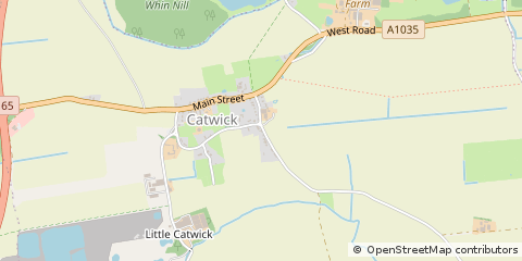 Map of Beverley, East Yorkshire