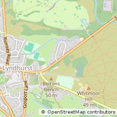 Map of Lyndhurst
