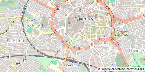 Map of Coventry