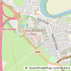 Map of Stirling, Stirlingshire