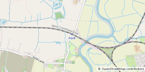 Map of Ford Arundel, West Sussex