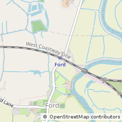 Map of Ford Arundel, West Sussex