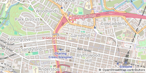 Map of Glasgow