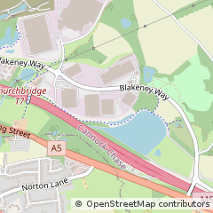Map of Cannock, Staffordshire