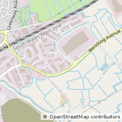 Map of Cardiff