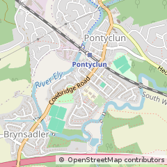 Map of MID Glamorgan