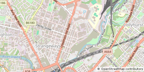 Map of Manchester