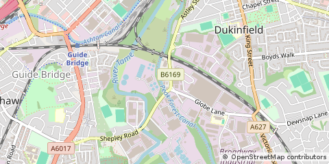 Map of Dukinfield